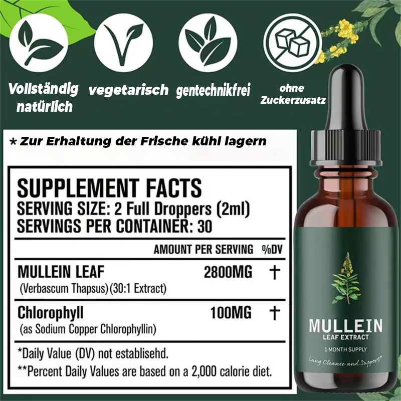Extrakt aus Königskerze und Chlorophyll