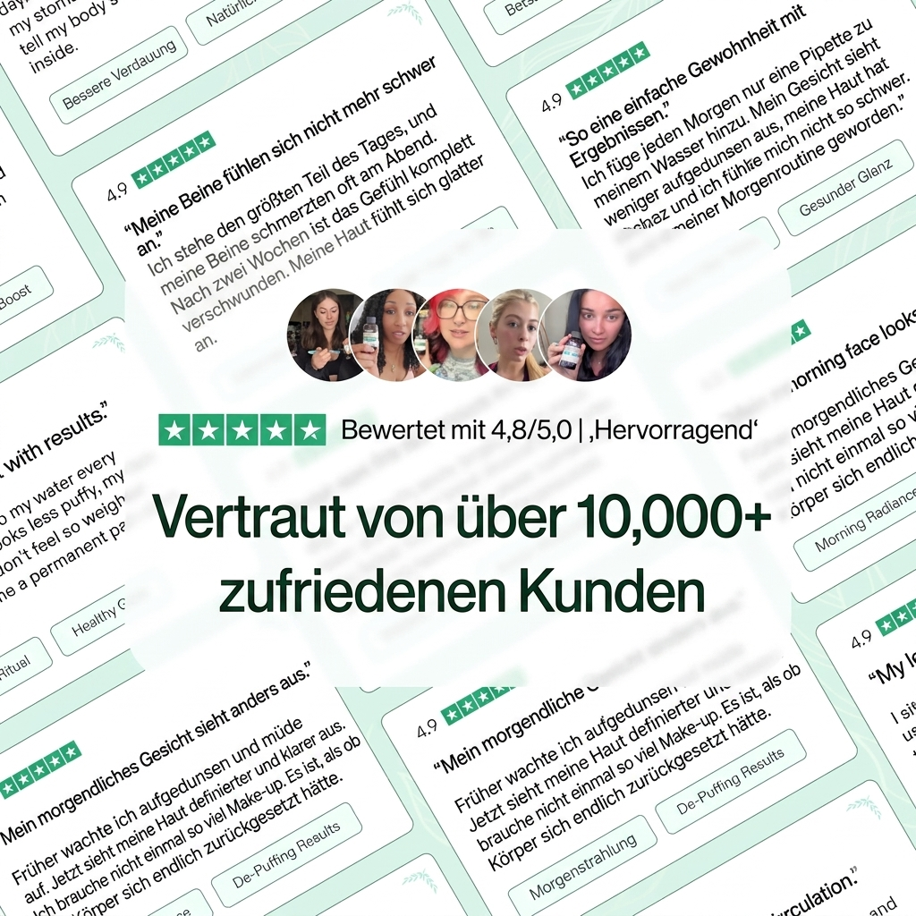 Sich leichter fühlen und weniger Schwellungen in 16 Tagen oder weniger