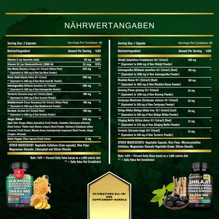 Nutrive 20-in-1 Nahrungsergänzungsmittel-Paket