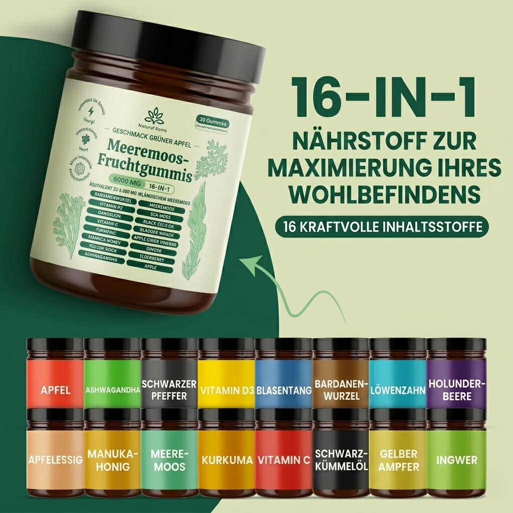 Sea Moss 16-in-1 Gummibärchen