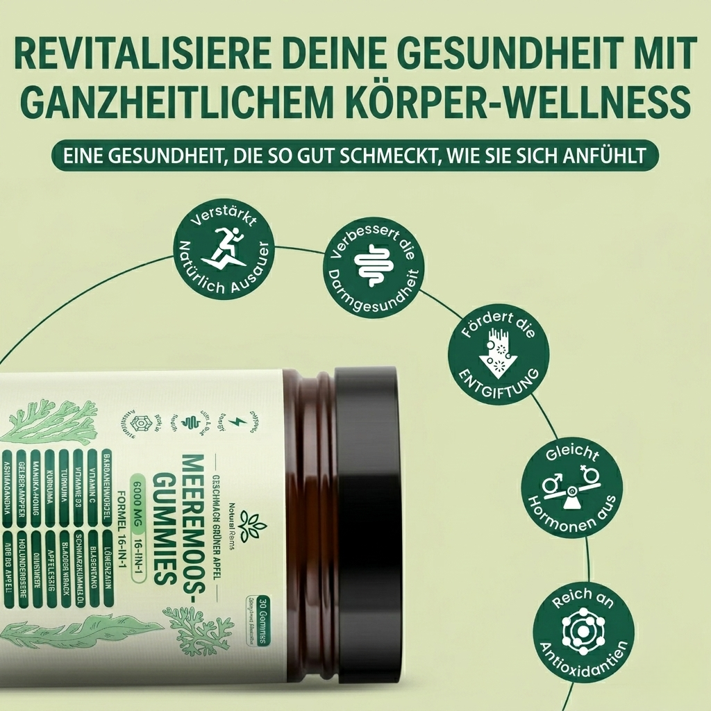Sea Moss 16-in-1 Gummibärchen