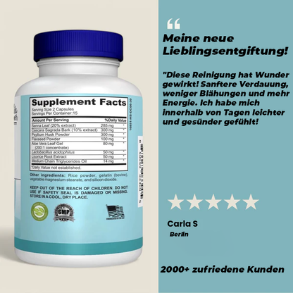 15 Tage Detox: Darm- und Dickdarmreinigung